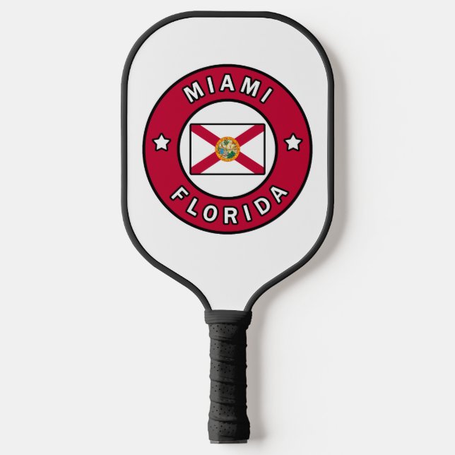 Miami Florida Pickleball Schläger (Vorderseite)