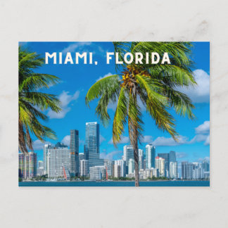 Miami Florida Postcard Postkarte
