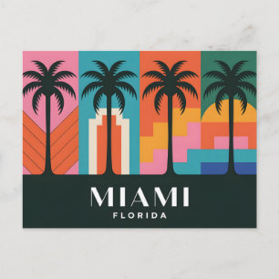 Miami Florida Postkarte