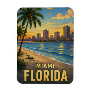 Miami Florida Reise Geschenk Magnet