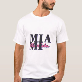Miami Florida - Retro Bold Typografy Graphic T-Shirt
