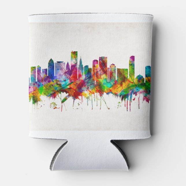 Miami Florida Skyline Dosenkühler (Vorderseite)