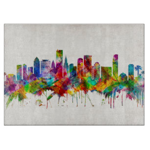 Miami Florida Skyline Schneidebrett