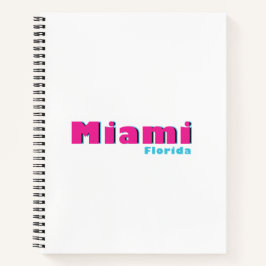 Miami, Florida Spiral Notebook Notizbuch