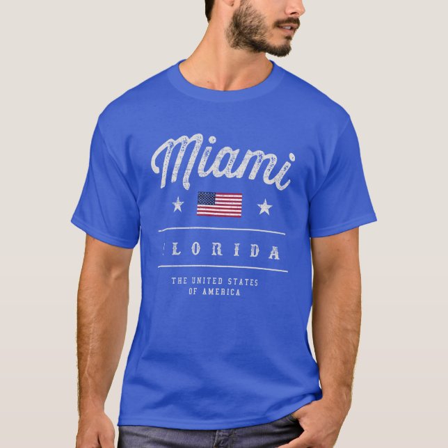 Miami Florida USA T-Shirt (Vorderseite)