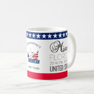 Miami, Florida, Vereinigte Staaten, elegant Kaffeetasse