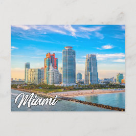 Miami, Florida, Vereinigte Staaten Postkarte