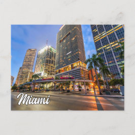 Miami, Florida, Vereinigte Staaten Postkarte