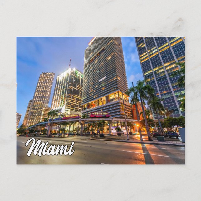 Miami, Florida, Vereinigte Staaten Postkarte (Vorderseite)