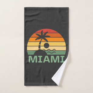 Miami Florida Vintage Palm Trees Summer Beach