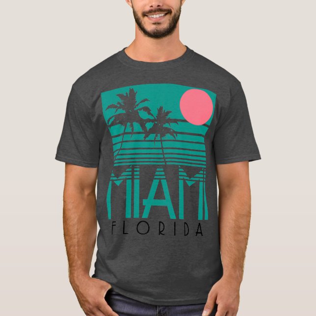 Miami Florida Vintage T-Shirt (Vorderseite)