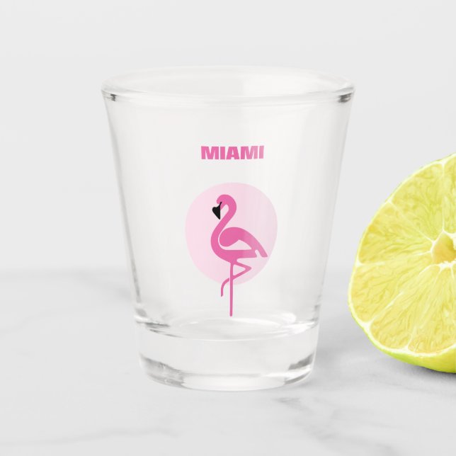 Miami Glass Schnapsglas (Vorderseite)