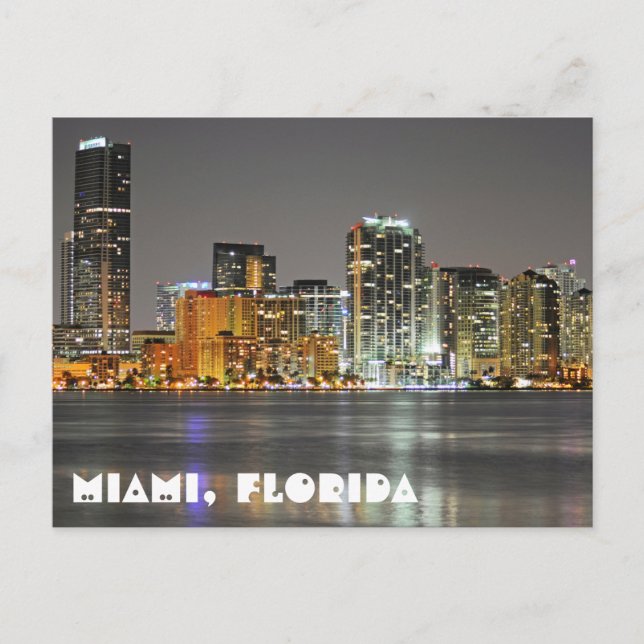 Miami Glimmer Postkarte (Vorderseite)
