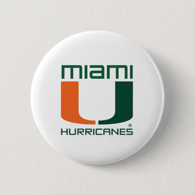 Miami Hurricanes Button (Vorderseite)