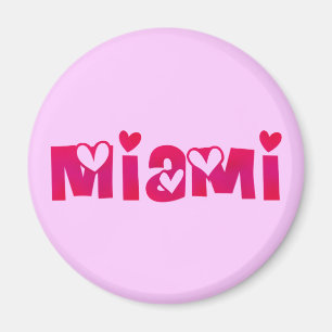 Miami im Herzen Magnet