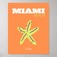 Miami, Miami Beach, Florida, Preppy, Orange
