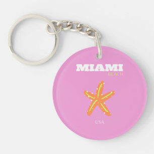 Miami, Miami Beach, Floride, Preppy, Rose, Orange