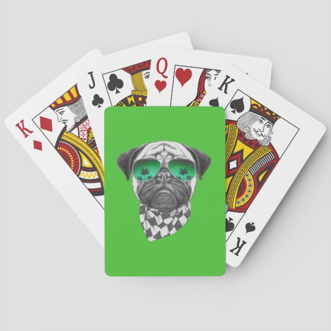 Miami-Mops Spielkarten (Rückseite)