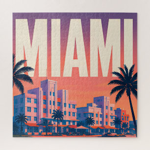 Miami Ocean Drive Sonnenuntergang Reise