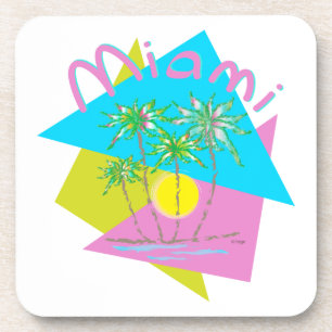 Miami Palms Sun Getränkeuntersetzer