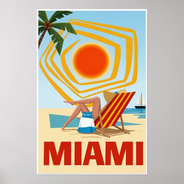 Miami-Plakat Poster (Vorne)