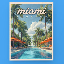 Miami Pool Vintag