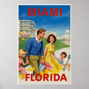 Miami-Reiseplakat Poster