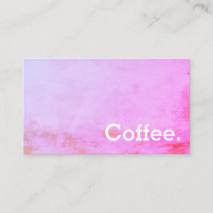Miami Simple Loyalty Coffee Punch Card gestört Treuekarte