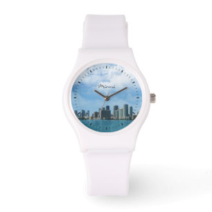 Miami Skyline Armbanduhr