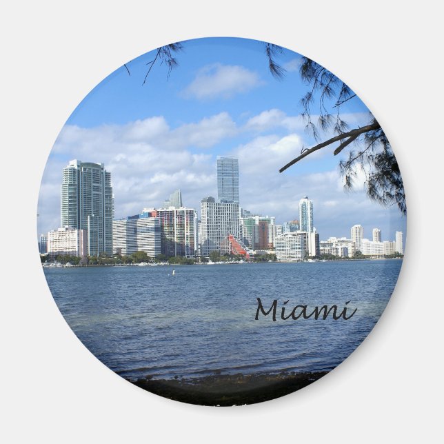 Miami Skyline Magnet (Vorne)