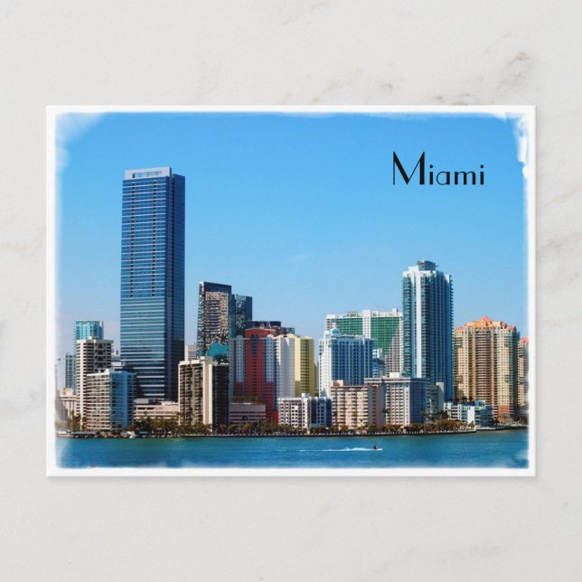 Miami skyline - Postkarte (Vorderseite)