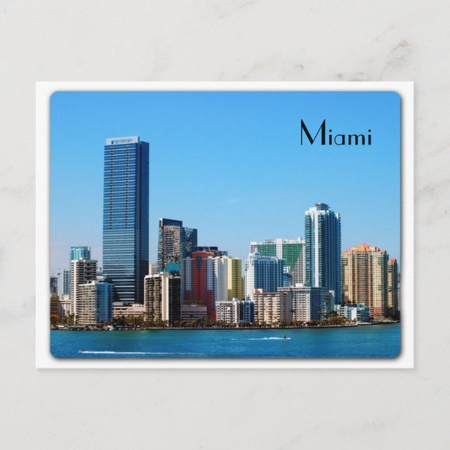 Miami skyline - Postkarte (Vorderseite)