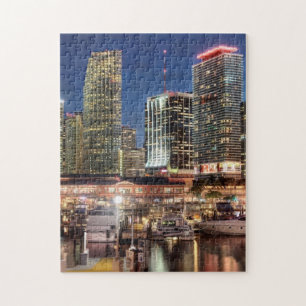 Miami-Skylinestadt in Florida