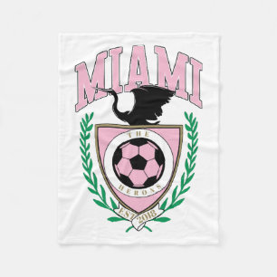 Miami Soccer Varsity Style Fleecedecke