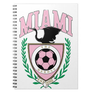Miami Soccer Varsity Style Notizblock