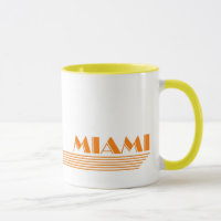 Miami-Sonne-Tasse