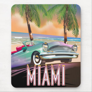 Miami Sonnenuntergang Mousepad