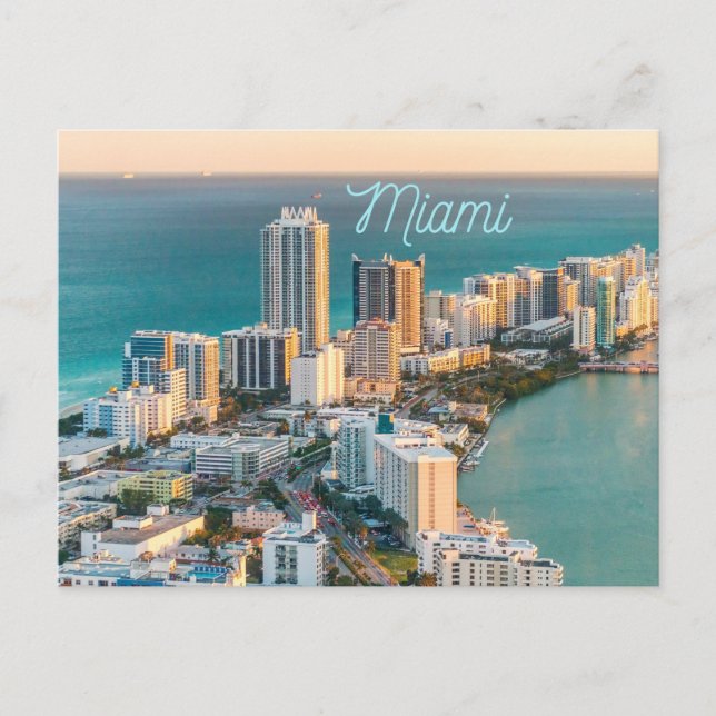Miami South Beach Ocean View Postkarte (Vorderseite)