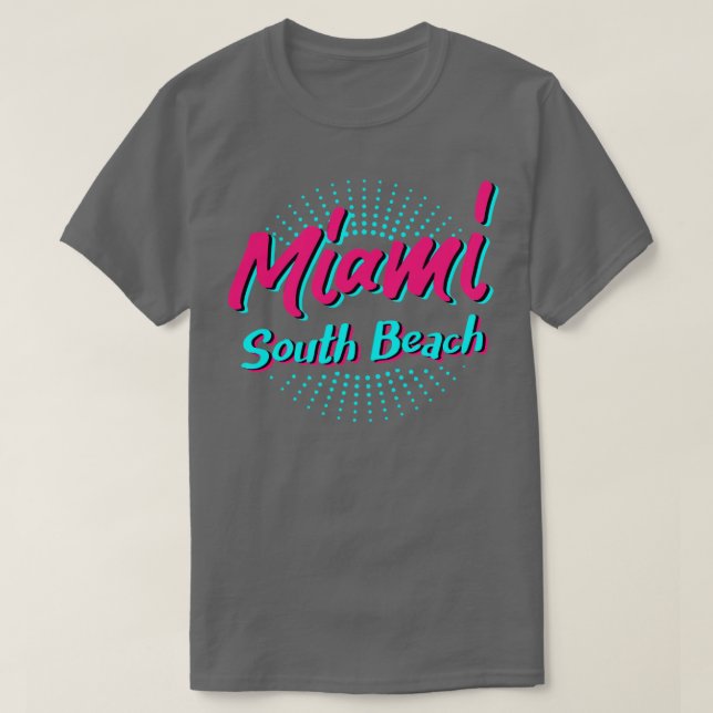 Miami South Beach T-Shirt (Design vorne)