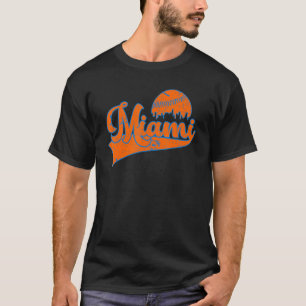 Miami Souvenir Florida Skyline Heimat Vintag 1 T-Shirt