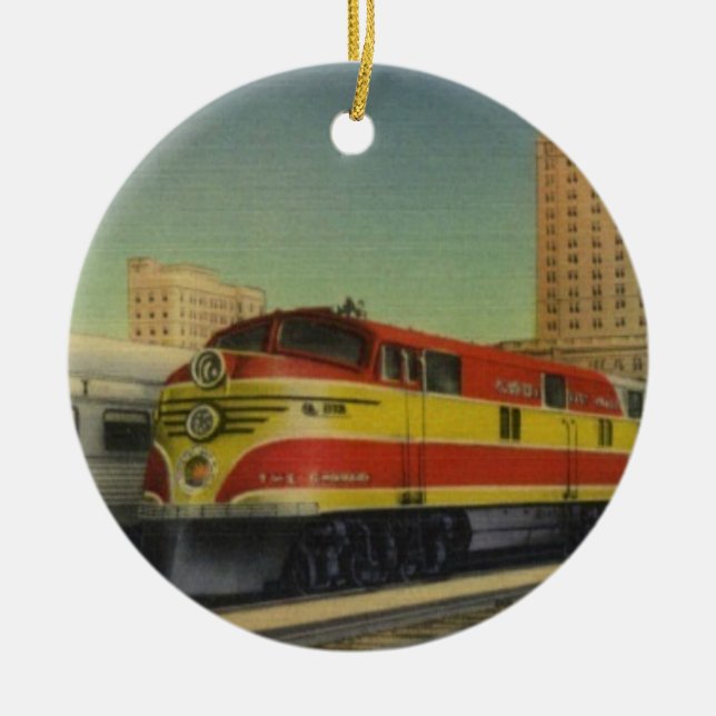 Miami Streamliner Keramik Ornament (Vorne)