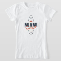 Miami Surf – Vintage-Strand-Sonnenuntergangs-Surfb