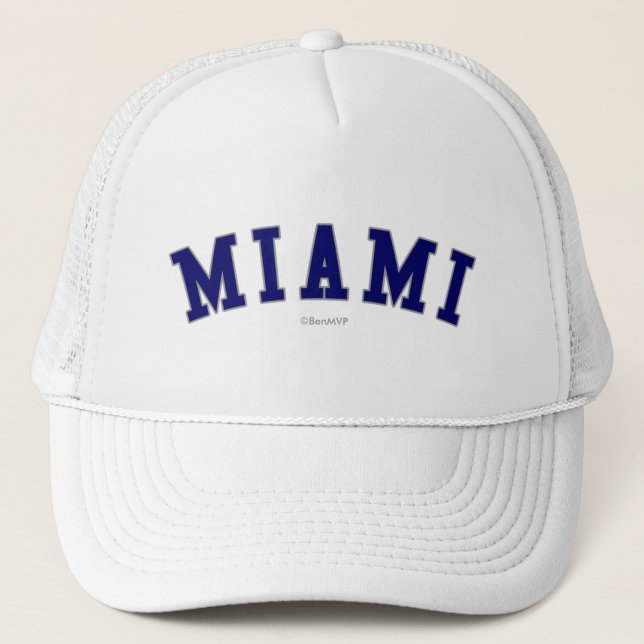 Miami Truckerkappe (Vorderseite)