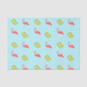 Miami Vibes Flamingo and limes Tissue Paper Seidenpapier