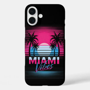 Miami Vibes Postcard iPhone 16 Plus Hülle