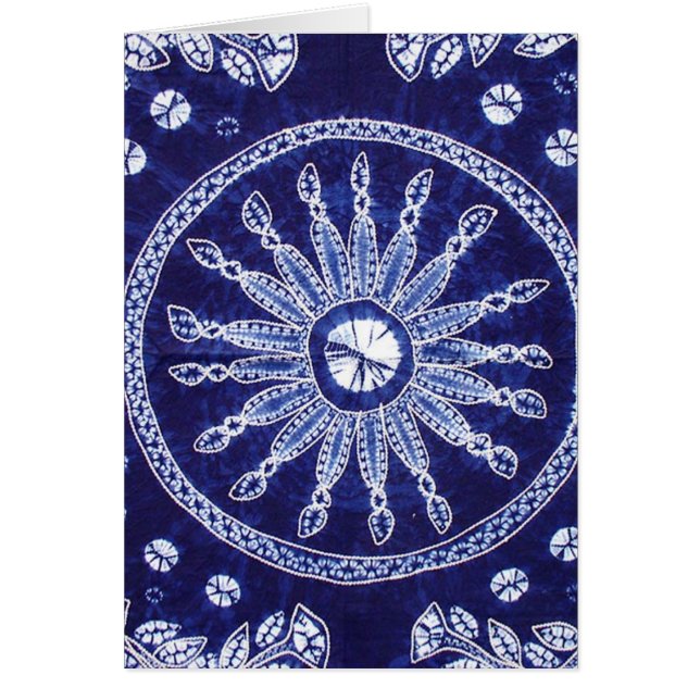 Miao Indigo-gefärbte Krawatte #4 (Vorne)