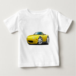 Miata gelbes Auto 1990-98 Baby T-shirt