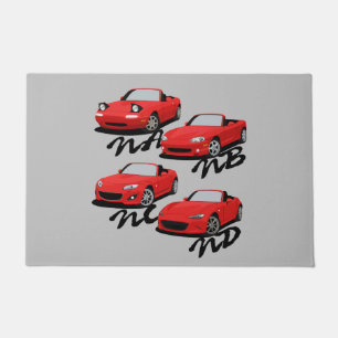 Miata Generationen Fußmatte