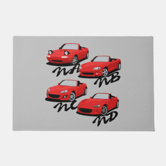 Miata Generationen Fußmatte