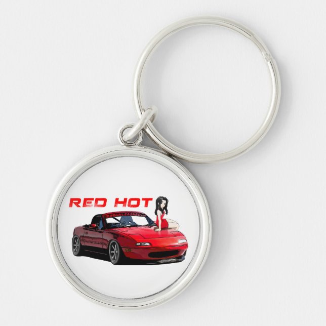 Miata MX-5 glühend Schlüsselanhänger (Vorne)